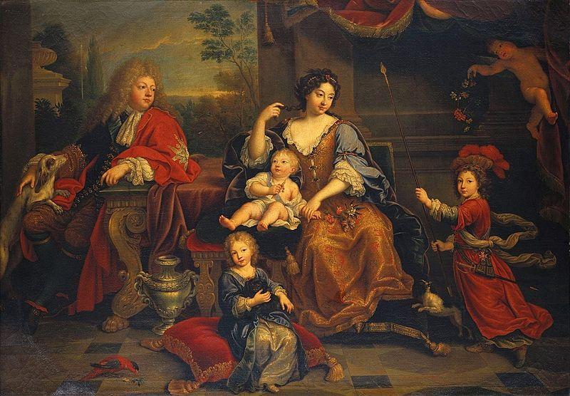 Pierre Mignard La Famille du Grand Dauphin oil painting picture